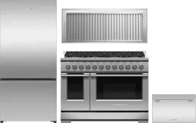 4 Piece Package Includes Refrigerator, Range, Hood And Dishwasher